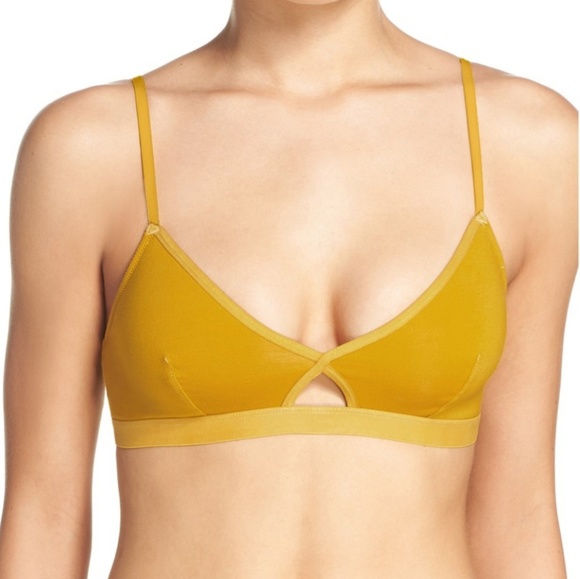 Madewell Other - {Madewell} Yellow Convertible Bralette